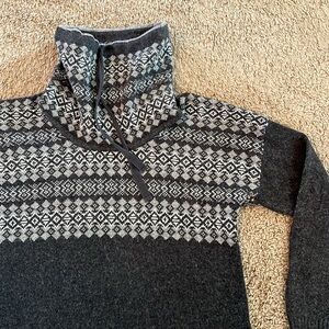 Eddie Bauer Women's Funnel Neck Tunic Sweater